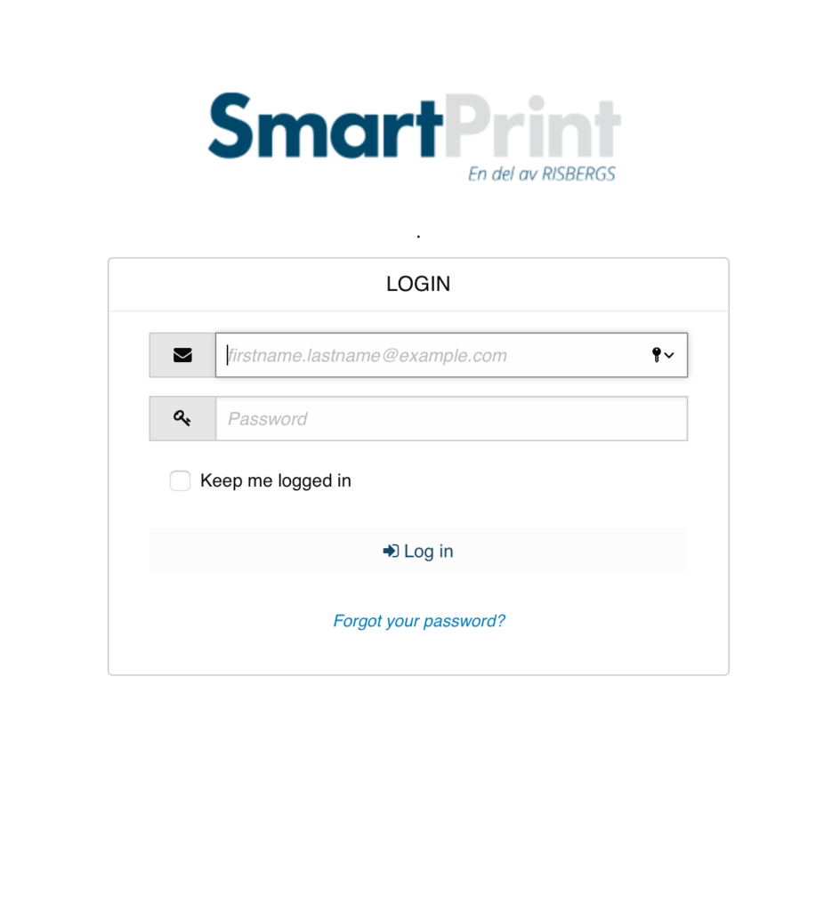 smartprint-inlogg